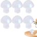 Crystal Mushroom | Polished Mushroom Shape Healing Crystal Set - Mushroom Crystal Combination Bulks for Collection Meditation Decoration Guanglu White Crystal - Buy Online on GoSupps.com