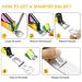 Stainless Steel Rainbow Acrylic Nail Clipper Set for Salon & Home Manicure - Nail Clippers for Acrylic Nails, Cutter, False Nail Tips - Rainbow Color - Buy Online on GoSupps.com