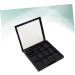WOONEKY 4 Pcs 12 Empty Eyeshadow Dish Makeup Pallets for Women Travel Eyeshadow Highlight Empty Makeup Black - Buy Online on GoSupps.com