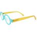 Buy 2SeeLife Retro Round Reading Glasses - Blue 3.00 | Stylish & Comfortable International Shipping Available - Buy Online on GoSupps.com
