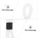 Coheali 100 Pcs Sunglasses Chain Holder - Anti-Loss Glasses Rope Fittings Necklace 2.2x1x1cm | International Shipping - Buy Online on GoSupps.com