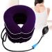 Nakeheah Inflatable Neck Tension Device - Adjustable Cervical Massage for Pain Relief | Foldable & Portable - Ideal for Neck Shoulder & Back Relief - Buy Online on GoSupps.com