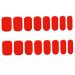 Gel Nail Stickers Semi Cured Gel Nails Self Adhesive Nail Stickers Full Wraps Nail Polish Strips Stick On Gel Nails Art Bright Red