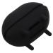 DOITOOL Beauty Egg Storage Powder Puff Holder Travel 7.5x5cm Black
