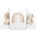 OLGS Baby Room Poster Set of 3 - Teddy Rainbow Wall Pictures for Children's Room Decor - Animals Bear Elephant - Girls Boys Nursery Wall Art - Buy Online on GoSupps.com