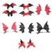 Devil Hair Clips with Bat Wings | Halloween Party Hair Accessories & Cosplay Hairpins - Buy Online on GoSupps.com
