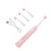 Gatuida automatic toothbrush 1 set of electrical toothbrush for children children electric toothbrush children 6-12 electrical toothbrush junior lovers replacement head ABS waterproof 1 piece (1 Pack) pink
