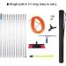 Window Cleaning Pole photovoltaic cleaner Window Cleaning Water-fed Pole 4-12m Extension Pole+Water Fed Brush+Squeegee Telescopic Pole for Window Cleaning/Extension Pole for Cleaning Windows 35cm Brush Head 5M/17FT - Buy Online on GoSupps.com