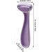 Premium Women's Razor for Gentle Shaving - Intimate Care & Body Hair Cutter in Purple - Buy Online on GoSupps.com