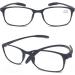 Mcoorn Reading Glasses 2 Pack - Lightweight Flexible Anti-Blue & Anti-Reflective for Men & Women with Case - 1.75x Magnification - Buy Online on GoSupps.com