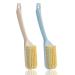 Shoe Washing Brush 2PCS Long Handle Shoe Brush Plastic Shoe Brush Multi-Function Cleaning Brush for Cleaning Shoes for Boots Shoes Clothes Yellow+Blue