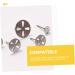 Mipcase Foot Bearings Metal Sandpaper Bearing for Tool Practical Bearing Sandpaper Bearing Pro Tools Electric African Wash Net Metal Component Feet Stainless Steel 6.6x3cm - Buy Online on GoSupps.com