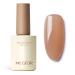 MEGIOR Jelly Brown Gel Nail Polish 15ML Cappuccino Gel Polish 1PC Nail Polish Gel Soak Off UV Gel Polish Translucent Color Neutral Gel Polish for Nail Art Manicure DIY at Home