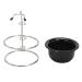 Stylish Portable Rustproof Men's Shaving Brush Stand - Perfect for Hotels & Barber Shops - Buy Online on GoSupps.com