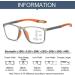 Moluci Multifocus Reading Glasses for Men & Women - Blue Light Blocking Anti-Eye Strain Spring Hinge +200 Clear Lenses - Buy Online on GoSupps.com