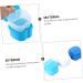 Gleavi 3 Series Box Press Container for Dentures | Dental Prostheses Storage | Blue 10x9x7cm - Buy Online on GoSupps.com