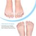 Gel Toe Separators Bunion Corrector & Alignment Socks for Foot Pain Relief - Men & Women - Buy Online on GoSupps.com