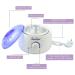 Waxing Kit with Portable Wax Heater and 8 Hard Wax Beans - Ideal for Hair Removal on Eyebrows, Face, Armpits, Bikini, and Brazilian - Home Wax Warmer Kit by SalonDepot (Blue) - Buy Online on GoSupps.com