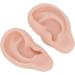 Flexible & Reusable Silicone Ear Model - 1 Pair Medium Skin Color for Ear Piercing Practice - Buy Online on GoSupps.com