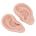 Soft Silicone Ear Model for Earrings Display Flexible Artificial Ear for Piercing Practice | 1 Pair (Medium Skin Color) - Buy Online on GoSupps.com