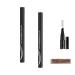 4 Tipped Waterproof Brow Pen Eyebrow Pencil with 4 Micro-Fork Tip Long-Lasting Smudgeproof Natural Eye Brow Pencils for Women Liquid Eyebrow Pencil Black