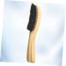 Shop Minkissy Beard Brush for Men - Wooden Mustache Styling Tool | 17x3cm | Perfect for Beard Balm & Stubble Care - Buy Online on GoSupps.com