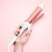 34mm Ceramic Curling Wand for Short to Long Hairstyles - Lily England Rose Gold Curling Tongs - Adjustable Temperature - 2M Swivel Cord - Buy Online on GoSupps.com