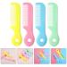 iBasenice 4pcs Colorful Baby Hair Grooming Comb Set - Round Teeth Newborn Styling Combs with Handle - Fine Massage & Dressing Comb for Unisex Babies - Buy Online on GoSupps.com
