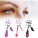 Eyelashes Curler with Comb Separated Lashes Curler Steel Wide Angle Eyelash Eye Makeup Tool for Girls Women Purple Lash Curler - Buy Online on GoSupps.com