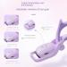 Naemriee Heated Eyelash Curler Electric Eyelash Curlers With Comb 3 Heating Modes Purple - Buy Online on GoSupps.com
