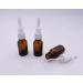 Portable Amber Glass Nose Spray Bottles - 3x5ml Refill Pack for Perfume & Nasal Spray - Travel Sample Packaging - Buy Online on GoSupps.com