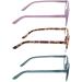 Rae Dunn SAMMY Premium Reading Glasses 3 Pack - Milky Lavender Milky Greyish Blue & Milky Grey Tort with Clear Fade - 2.5x Magnification | International Shipping Available - Buy Online on GoSupps.com