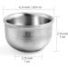 Grutti Shaving Bowl - Rustproof Stainless Steel Soap Container for Classic Wet Shaving - Three-Layer Design (4.13 inches) - Buy Online on GoSupps.com