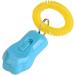 Sky Blue Dog Clicker - Adjustable Pet Training Tool for Dogs Cats & Horses - Improve Training with Finger Clicker - Buy Online on GoSupps.com