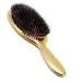 Antistatic Hair Brush Oval Nylon Hair Massage Comb Scalp Wet Curly Hair Brush for Hairdressing Styling Tools Golden