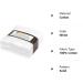 White Kona Solids Mini Charm Pack - 84 Pieces, 100% Cotton, 2.5 Precut Fabric Quilt Squares - Buy Online on GoSupps.com