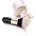 Luxspire Large Loose Powder Makeup Brush - Soft Flat Kabuki Brush for Face Blending & Highlighting - Black & Gold - Buy Online on GoSupps.com