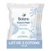BIOLANE - Set of 3 soft cotton pads - Baby - 100% organic - 150 cotton pads - Sensitive skin - Changing & Grooming - From bir