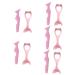 Didiseaon 10 Pcs Eyeliner Lash Shield Mold Kit Eye Liner Stencils for Eyes Lipstick Drawing Aid Girl Blindfold