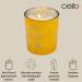 Cello Celestial Scented Candle with Clear Quartz Gemstones - Metallic Gold Candle with Clear Crystals | Ideal Gift for Men and Women - Buy Online on GoSupps.com