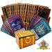 Yugioh 100 Card Lot with 10 Rares and 10 Holos in Golden Groundhog Treasure Chest Box - Buy Online on GoSupps.com