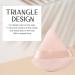 Premium Set of 2 Makeup Sponge Powder Puffs - Soft Triangle Design with Finger Strap for Quick & Easy Application - Black - Buy Online on GoSupps.com