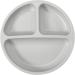 Pandaear 2er Children's Silicone Plate Set - Suction Cup Baby Plate & Spoon 3-Divided BPA-Free Non-Slip for Easy BLW Dining - Buy Online on GoSupps.com