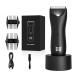 Showerproof Body & Manscaping Trimmer for Men Beard Face Hair Body and Intimate Hair Trimmer Replaceable Ceramic Blade Heads Makeup Products