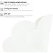 2 PCS Kids Silicone Cloud Placemats - Non Slip & Heat Resistant Baby Feeding Plates - Portable & Travel-Friendly Tableware for Toddlers - White - Buy Online on GoSupps.com