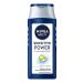 NIVEA MEN NIVEA MEN Sensitive Power Soothing Shampoo for Men with Hemp Seed Extract for Everyday Use Shampoo for Irritated and Itchy Scalp (250ml)