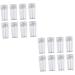 FRCOLOR 8 Sets Bat Wings Nail Embossing Plate Holder Template Glass Nail Accessories Ponytail The Tools Imprint Braces Set Stamp Bow Tie Razor Child