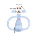Baby Teething Toy - Monkey Shape Babies Teether for Comfortable Gum Massage (Dark Blue) - Buy Online on GoSupps.com