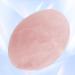 Orientrea Rose Quartz Palm Stone - Set of 2 | Healing Crystal Worry Stone | Rose Quartz Pocket Energy Stone - Buy Online on GoSupps.com
