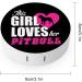 Girl Loves Pitbull Contact Lens Case with Mirror - Ideal Storage Box for Pet Lovers - Buy Online on GoSupps.com